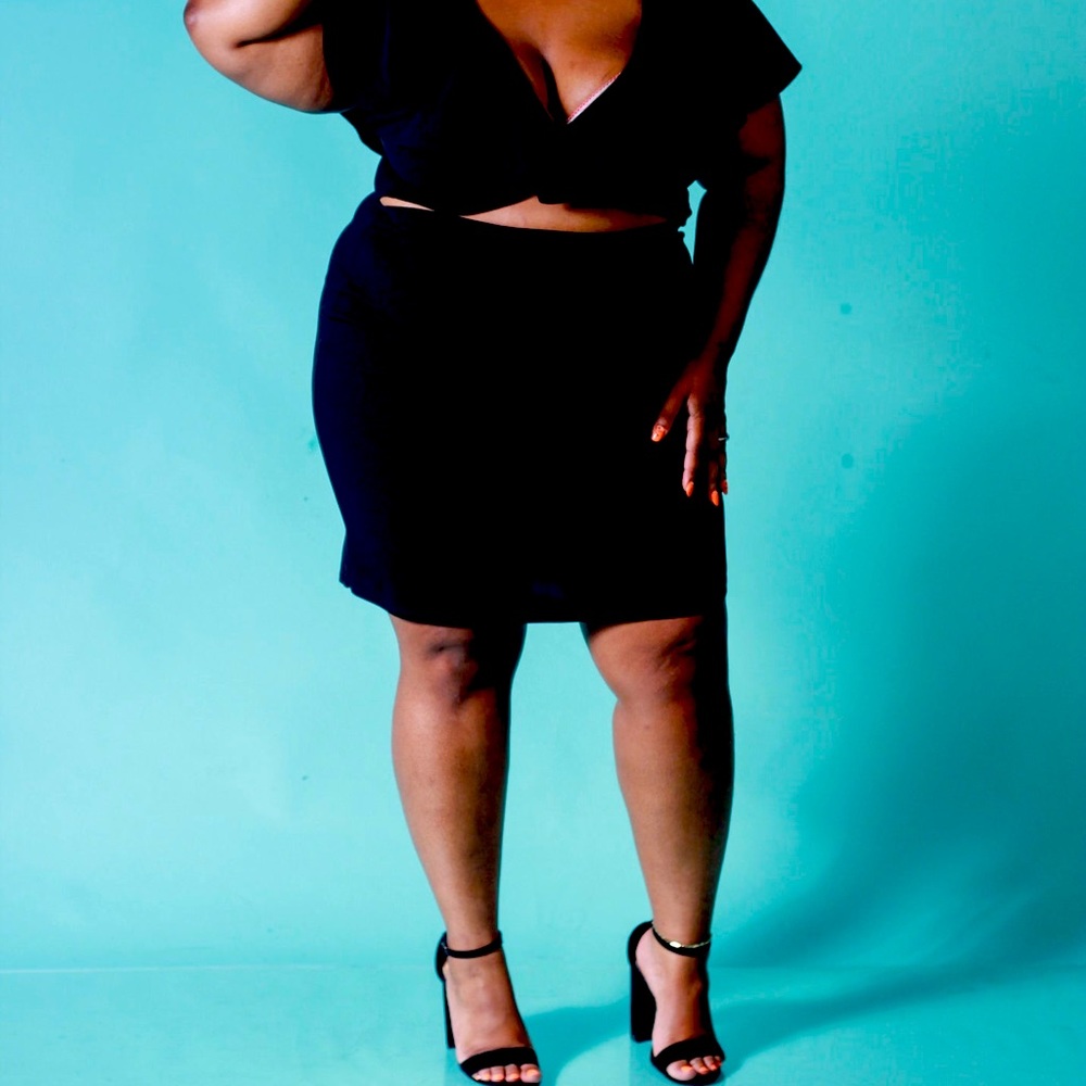 Plus size Pencil skirt